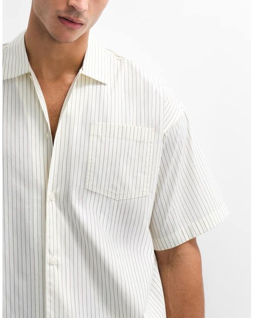 Jack & Jones Natural Boxy Poplin Shirt for men