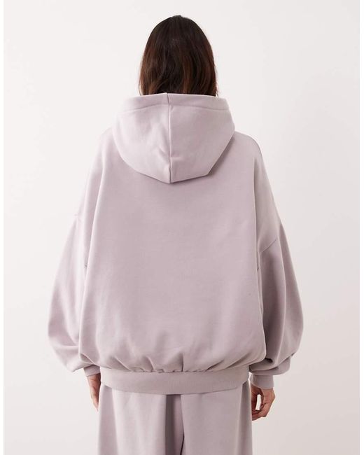 ARRANGE Purple Oversized Premium Heavy Weight Hoodie