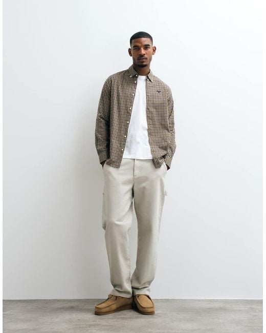 Barbour Gray Finkle Long Sleeve Tailored Gingham Check Shirt for men