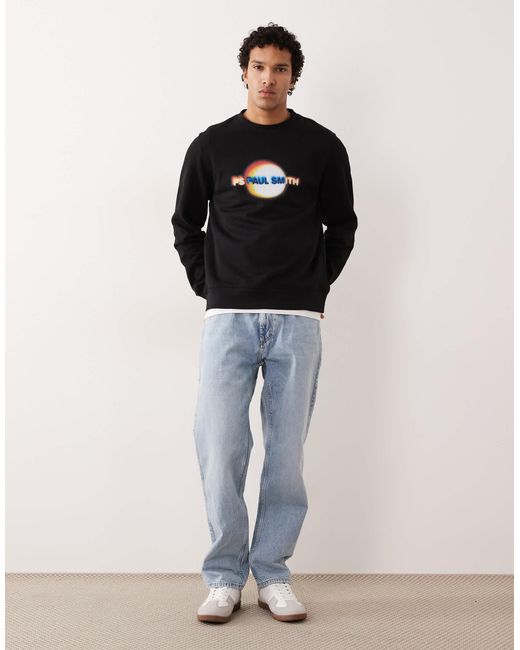 Paul Smith Black Eclipse Graphic Sweatshirt for men