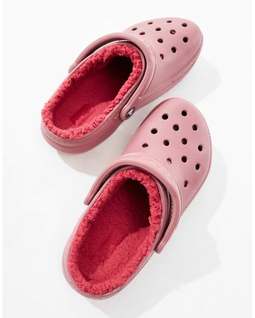 CROCSTM Pink Classic Lined Clog