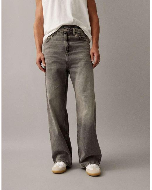 Cotton On Gray Super Baggy Jean for men