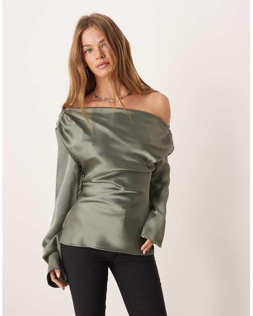 Top di ASOS in Green