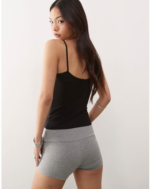 Weekday Black – camisole-oberteil
