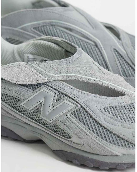 New Balance Gray 204v Mary Jane Trainers