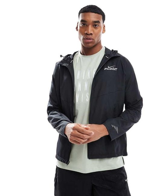 Nike Blue Miler Flash Jacket for men