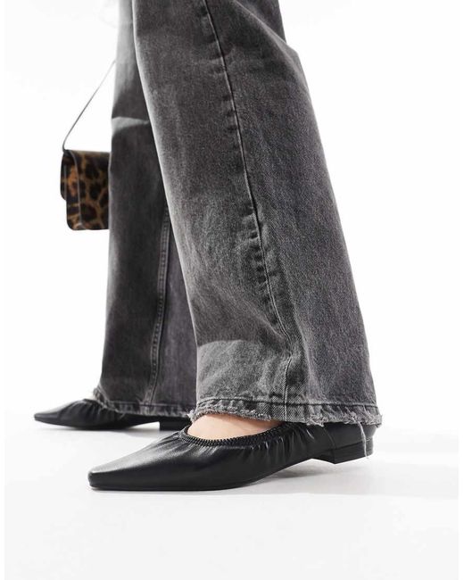 Pointed toe ballet flats sale