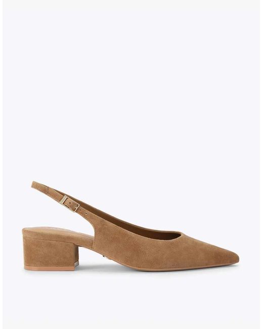 Carvela Kurt Geiger Brown Armonia Sling Heeled Shoes