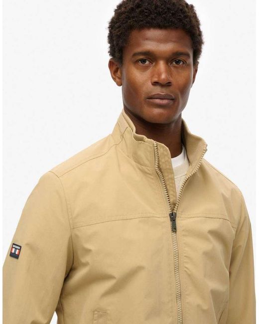 Superdry Natural Nylon Harrington Jacket for men