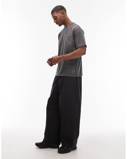 Carhartt Gray Torion Oversized T-Shirt for men