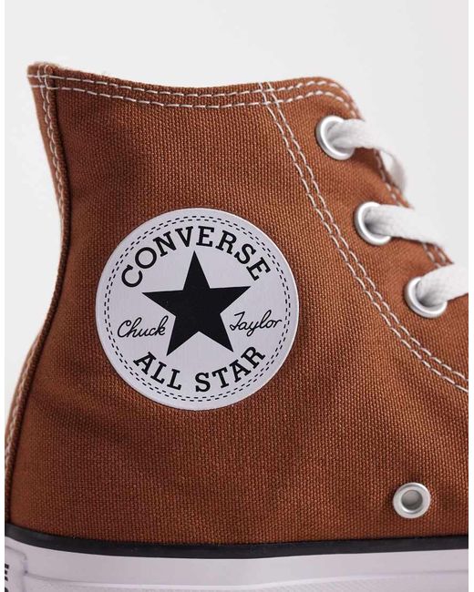 Converse White Chuck Taylor All Star Hi Trainers
