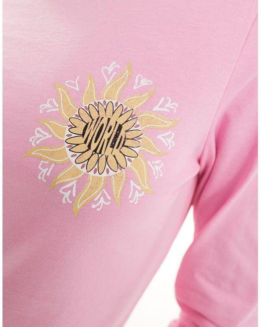 Pieces Pink – langärmliges shirt