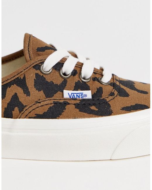 cheetah print vans authentic