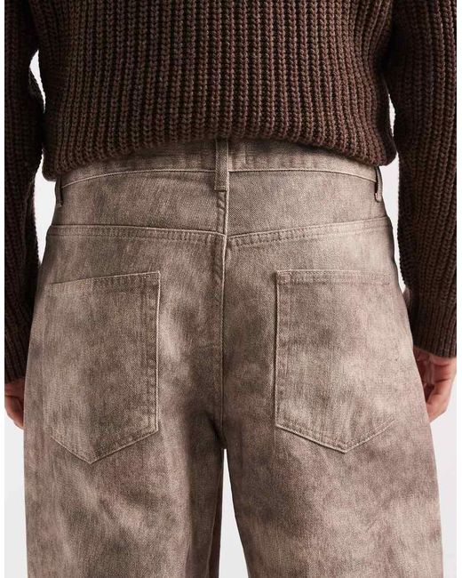ASOS Brown baggy Trousers for men