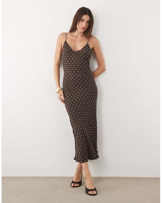 Mango Natural Cami Midi Dress