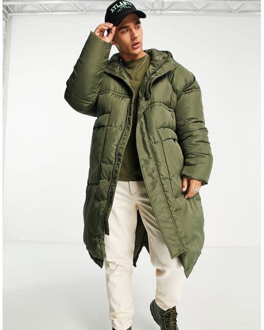 Men's Green Jackets & Coats, Puffer, Cargo & Khaki