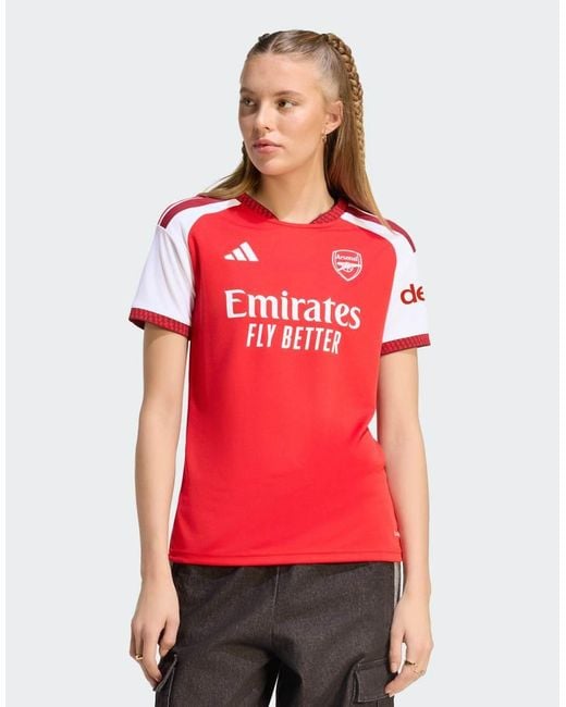 Adidas Originals Red Arsenal Fc 26/27 Home Jersey