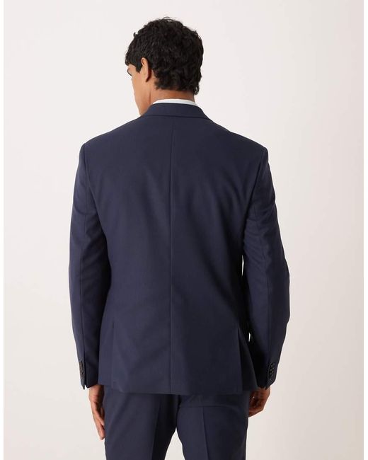 ASOS Blue Slim Suit Jacket for men