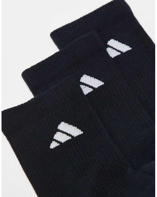 Adidas Originals Blue Adidas Running Essentials Trainer Socks for men