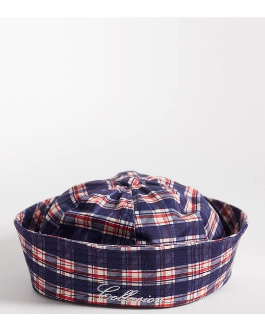 Collusion Blue Embroidered Sailor Cap