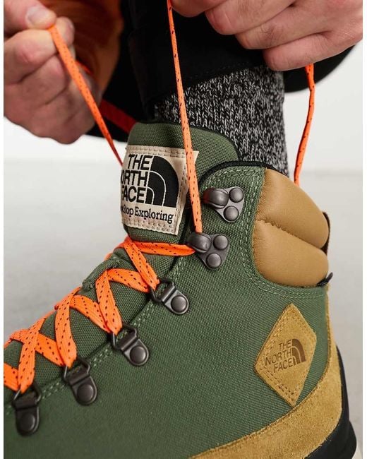 Botas De Senderismo Caquis Y Color Piedra Impermeables Back-To-Berkeley Iv De -Verde The North Face de hombre de color Black