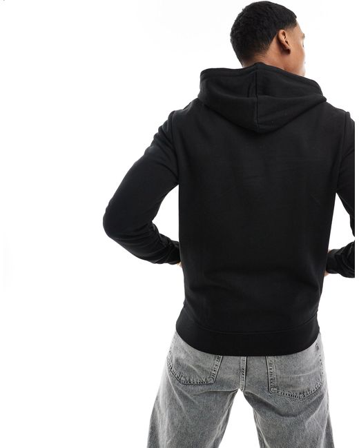New Look – kapuzenpullover mit durchgehendem reißverschluss in Black für Herren