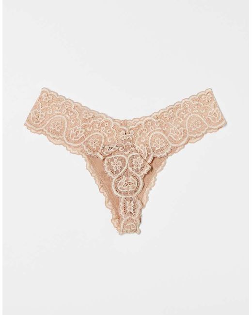Commando White 3 Pack Lace Thongs