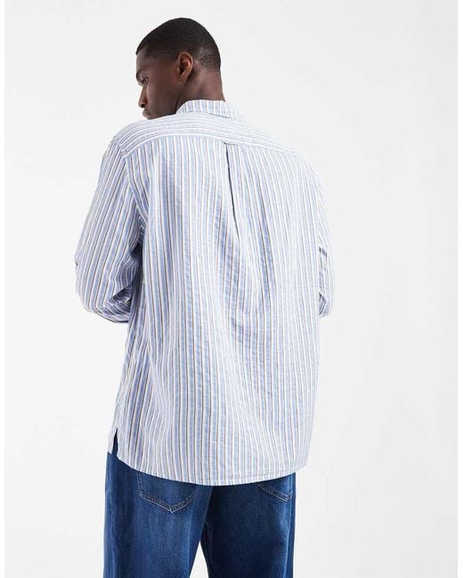 Tommy Hilfiger White Relaxed Fit Seersucker Shirt for men