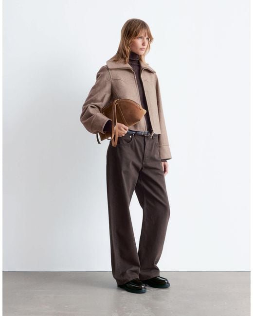 & Other Stories Brown Wool Jacket