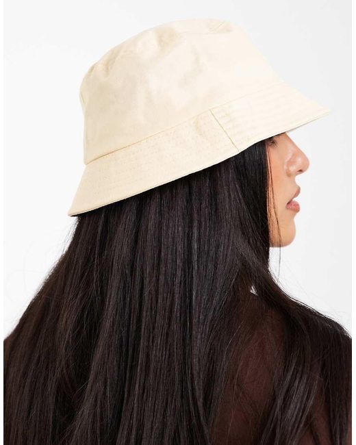 ASOS Brown Cotton Canvas Bucket Hat