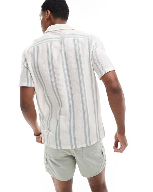 Hollister – kurzärmliges hemd in White für Herren