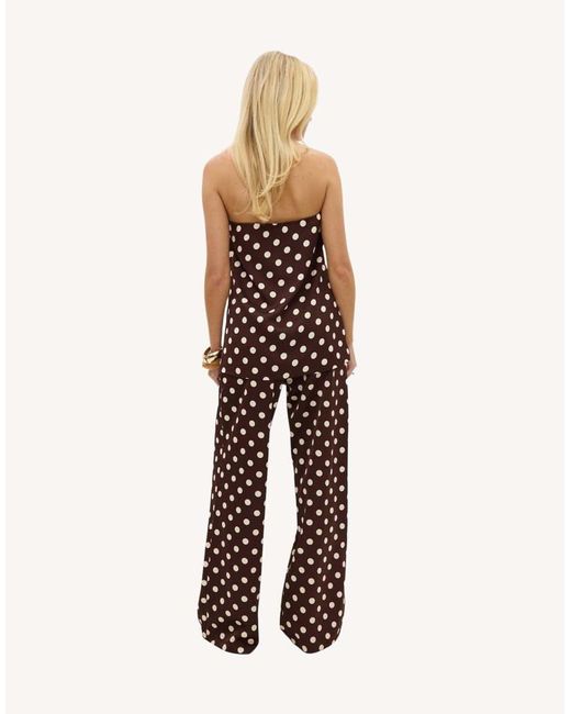 Loavies White The Vow That Ensures Polda-Dot Trousers