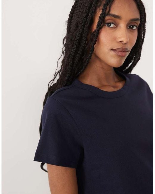 ARKET Blue Slim Fit Short Sleeved T-shirt
