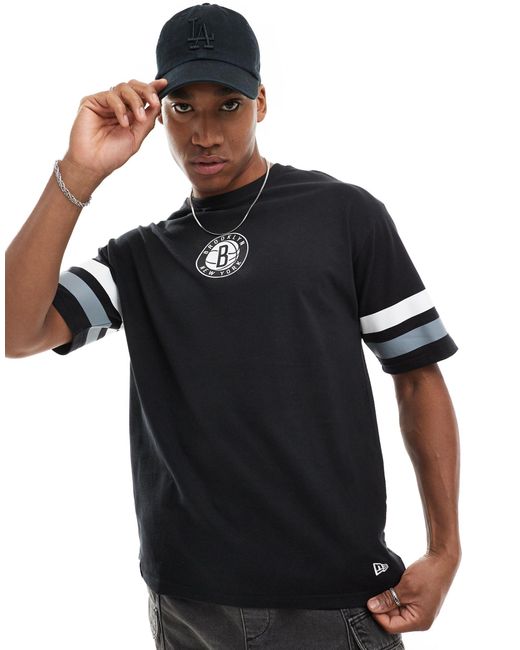 Brooklyn nets - t-shirt nera di KTZ in Gray da Uomo