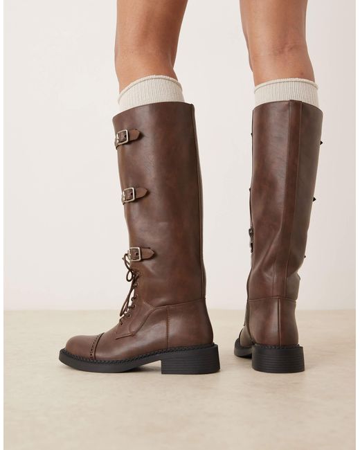 Raid Black – fallon – kniehohe stiefel