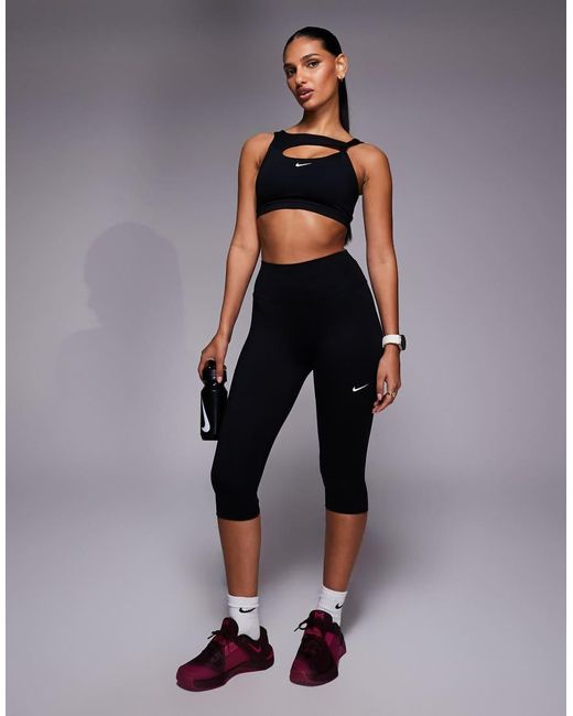 Nike Blue One Dri-Fit Capri Trouser