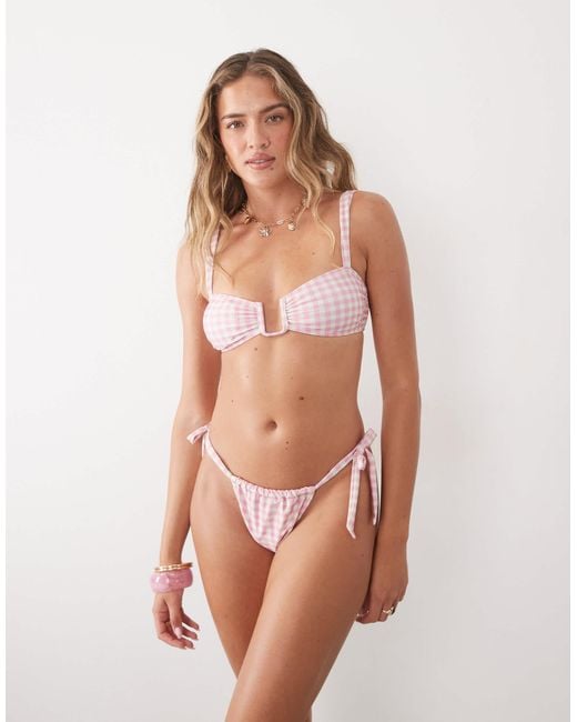 Going Somewhere Green Wired Bralet Bikini Top