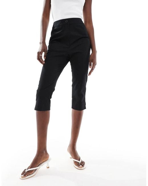 ASOS Black Capri Trousers