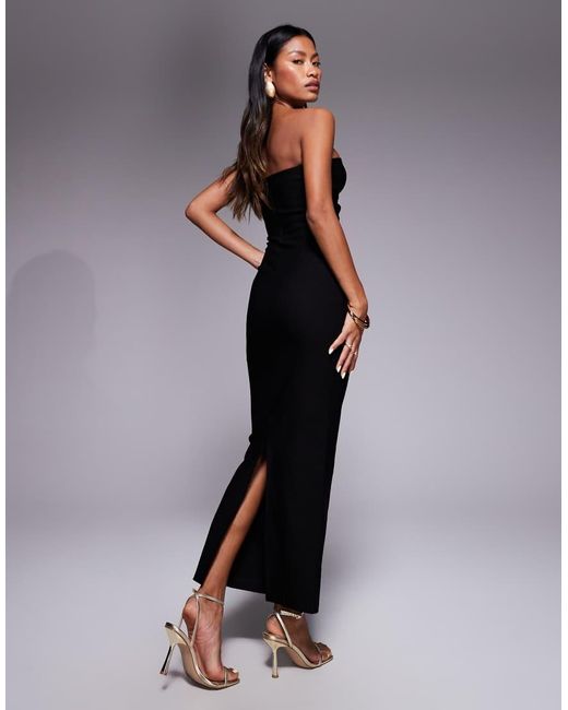 Vesper Bandeau Bodycon Maxi Dress With Cutouts in Blue | Lyst UK Vesper Bandeau Bodycon Maxi Dress With Cutouts in Blue | Lyst UK