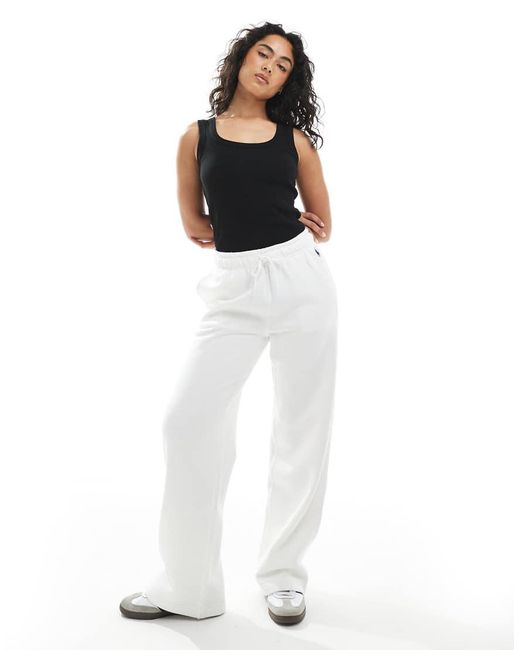 Polo Ralph Lauren White Straight Leg joggers