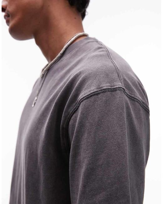 Topman Purple Oversized Fit T-shirt for men