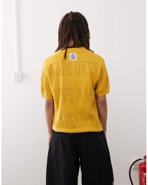 Aape By A Bathing Ape Aape By A Bathing Ape in het Yellow voor heren