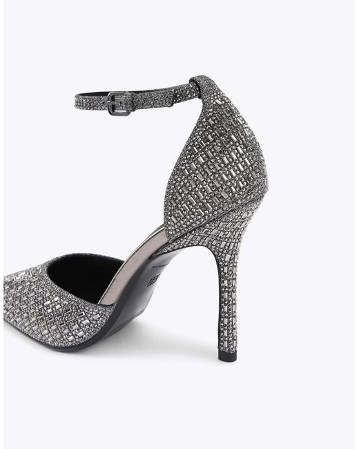 KG by Kurt Geiger White Fleur Court Heeled Shoes