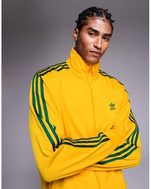Adidas Originals Yellow Firebird Track Top for men