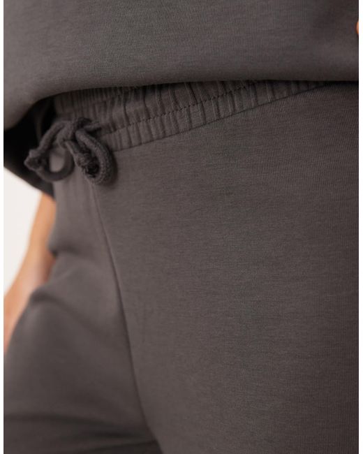 ASOS Gray Interlock Flared Sweatpants