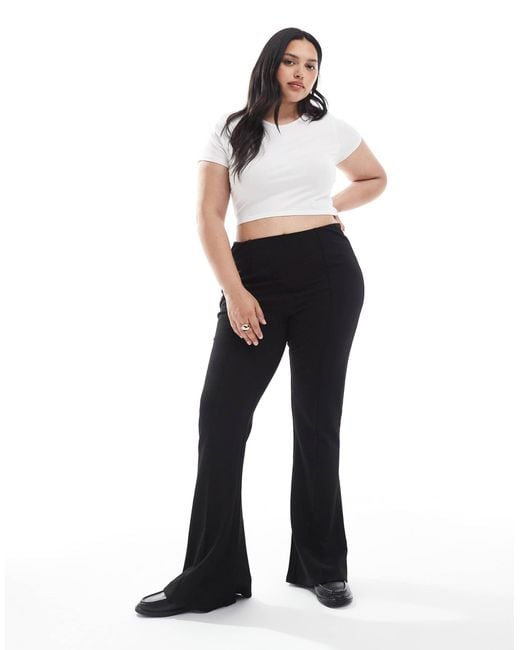 ASOS Blue Asos design curve – schlaghose aus ponte