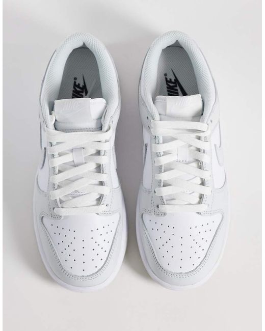 Nike White Dunk Low Trainers