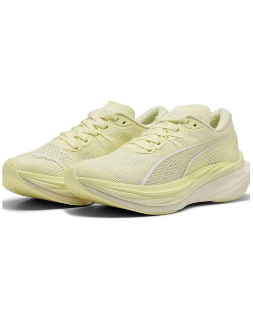 PUMA Metallic Deviate Nitro 3 Running Trainers