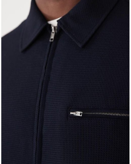 ASOS Blue Smart Co-Ord Blouson Jacket for men