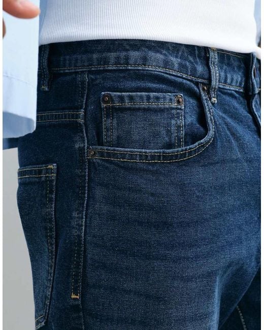 New Look Blue Skinny Jeans for men